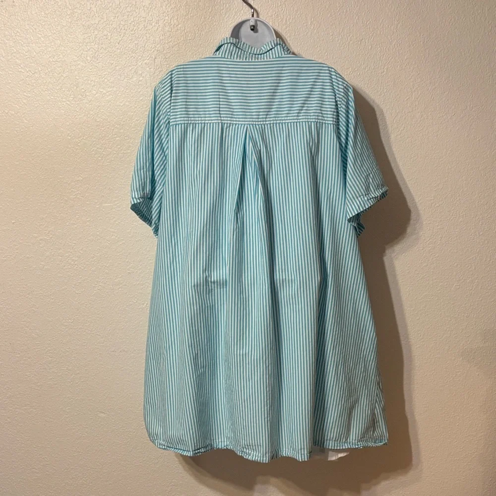 Anthropologie The Pollie Short-Sleeve Swing Tunic Dress 2X - Picture 7 of 7